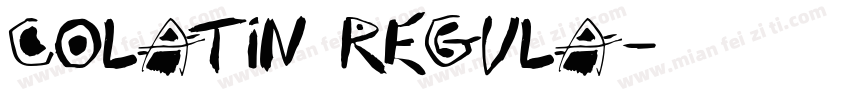 colatin regula字体转换